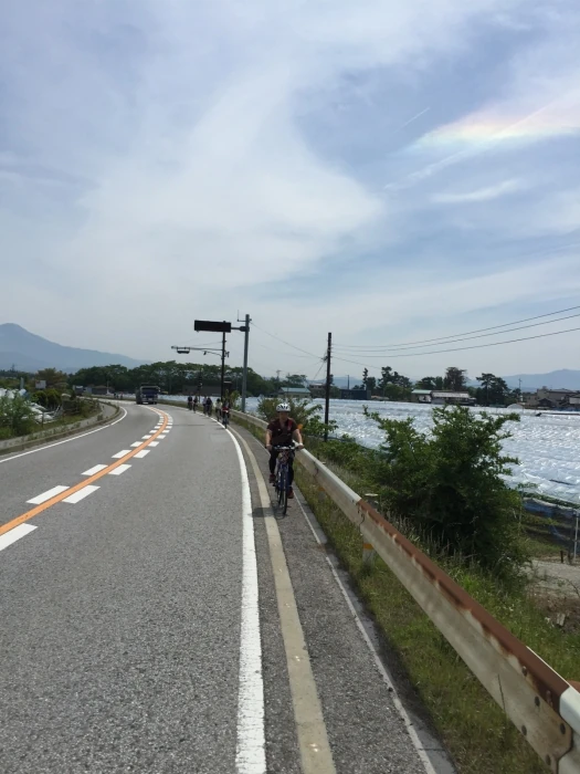 13:30　第2チェックポイント到着／木之本町周辺