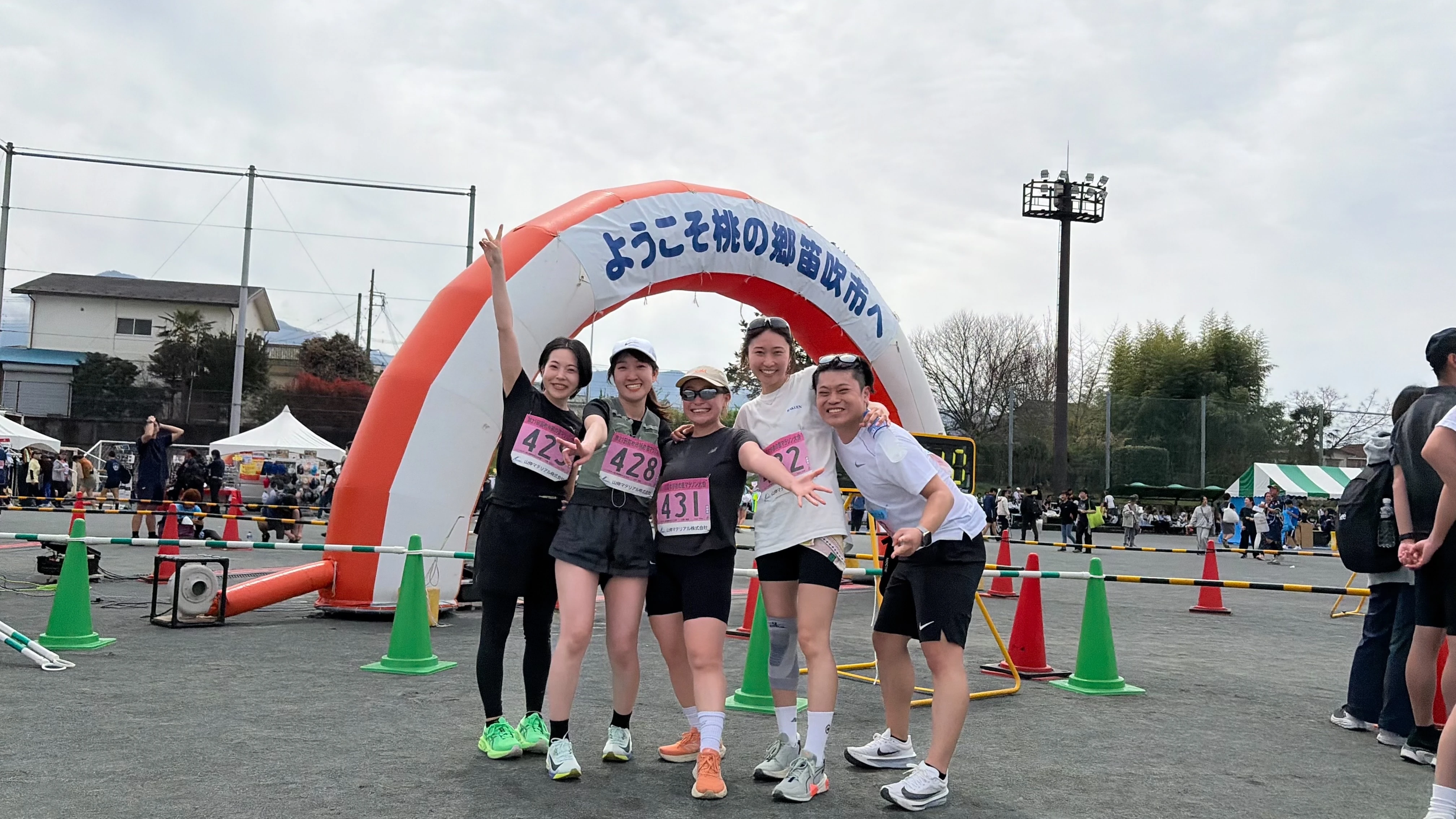 日本一の笑顔でゴール！