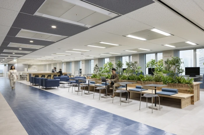 トレンド予想1.コミュニケーション・集中業務のメリハリあるレイアウト（35%）