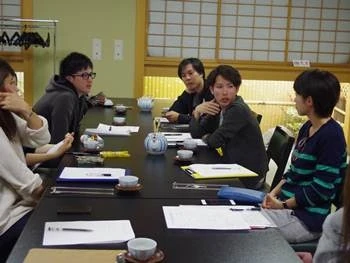 18：00　宿にて本日の振り返り