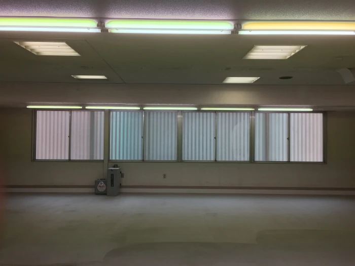 流行のスケルトン天井！