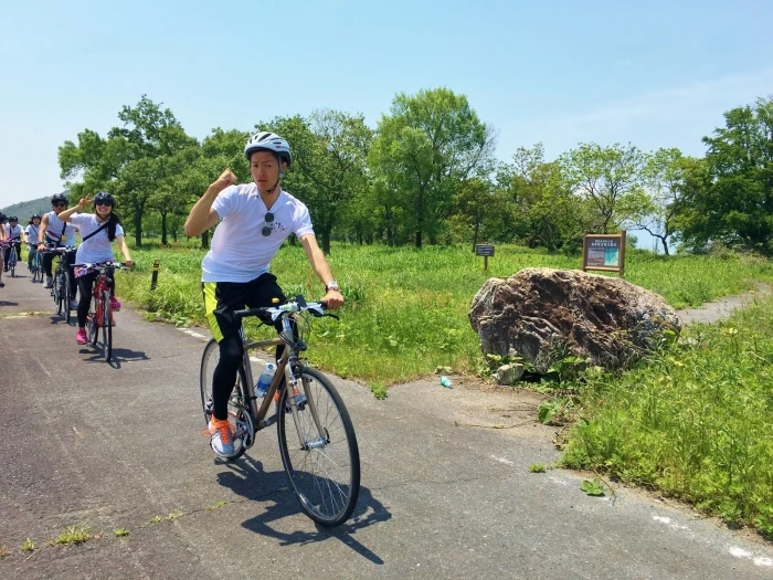 9:45　第6チェックポイント到着／志賀駅