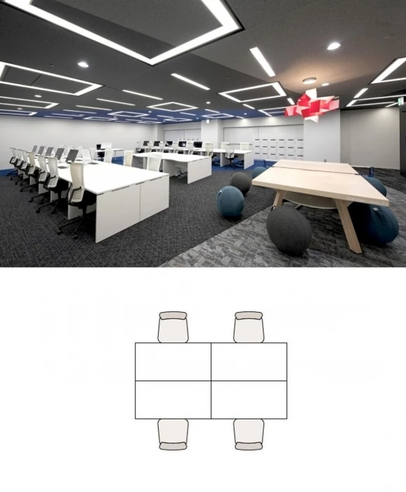 島型レイアウト